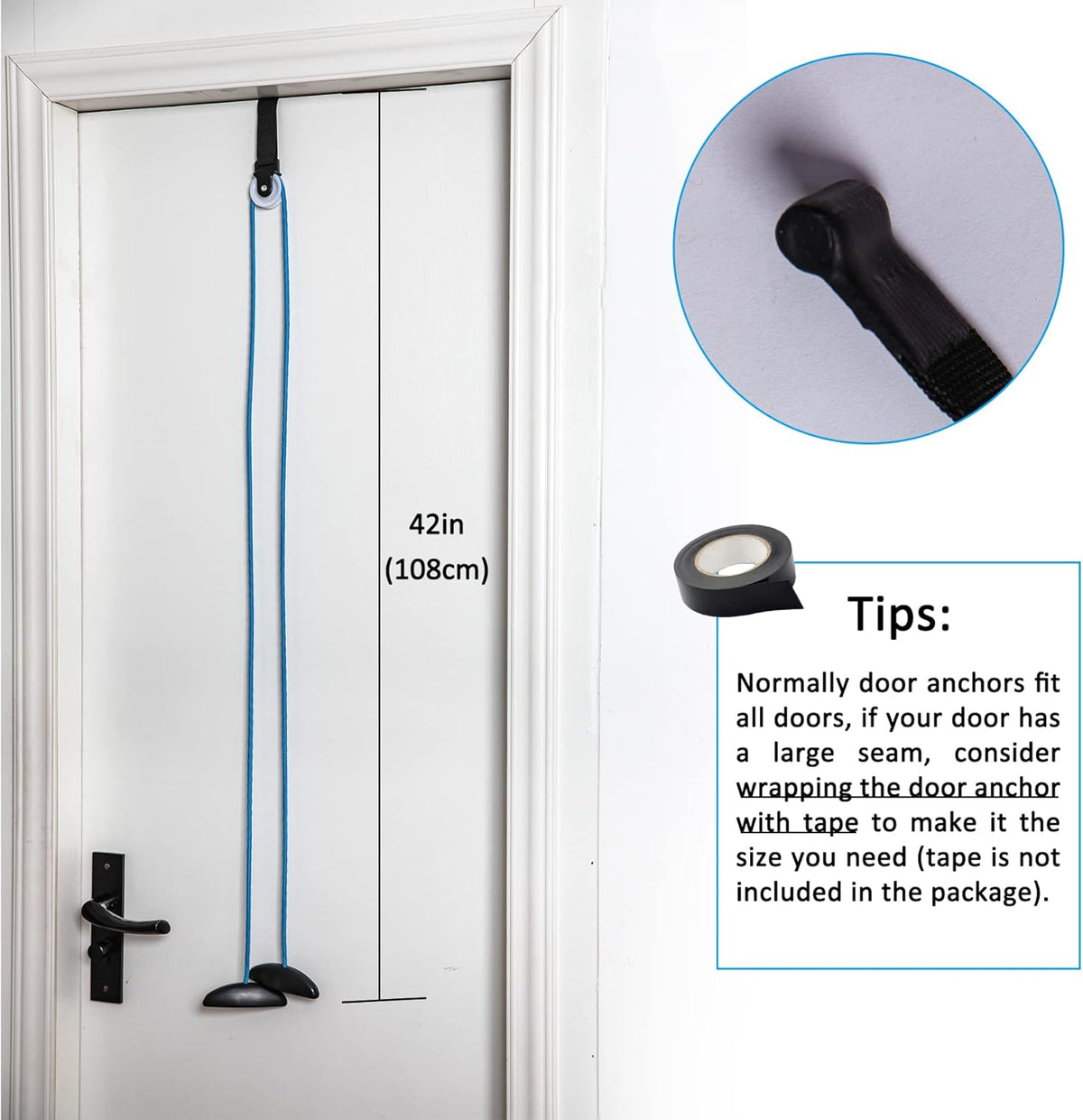Doorway Shoulder Pulley, Physical Therapy Exercise Tool for Shoulder Rehabilitation & Pain Relief