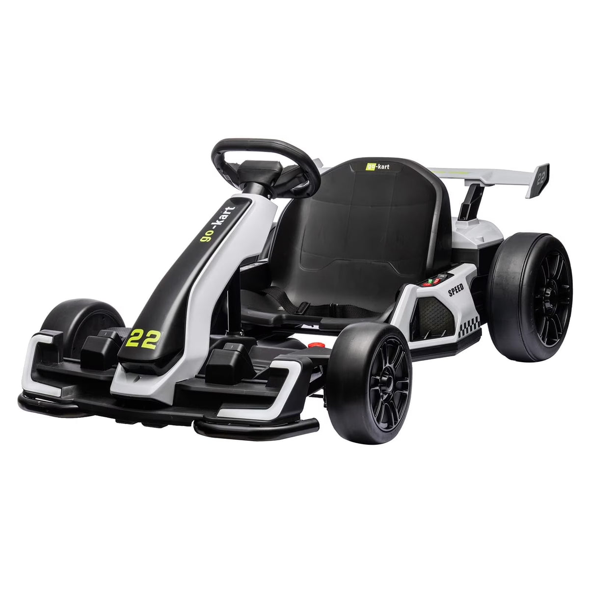 2026 Hot 24V Kids Racing Go Kart – 9 MPH Fast Speed & 150 LBS Large Load Capacity