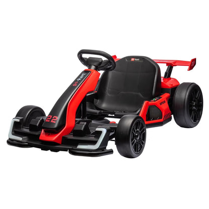 2026 Hot 24V Kids Racing Go Kart – 9 MPH Fast Speed & 150 LBS Large Load Capacity
